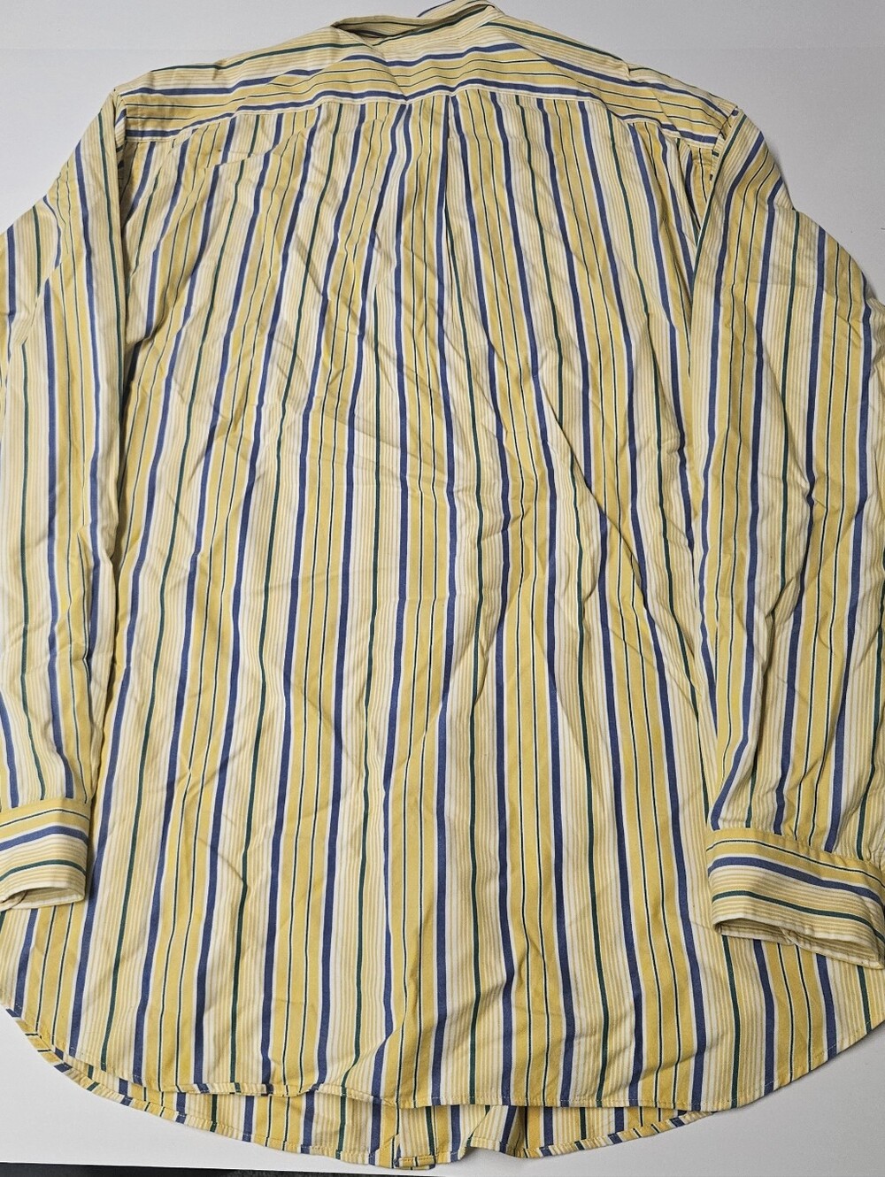 Ralph Lauren Yellow Multi-Stripe Button-Down Shirt - Picture 3 of 6